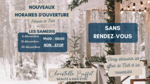 NOUVEAUX_HORAIRES_OUVERTUE_SAMEDIS_DE_DÉCEMBRE_2025_CHRISTELLE_BUFFET_BEAUTÉ_ET_BEIN_ÊTRE
